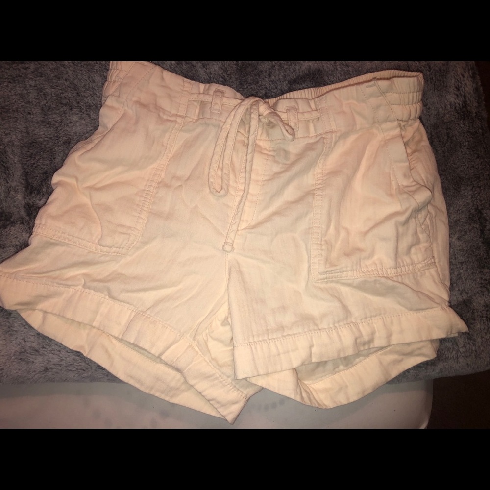 Cream color shorts